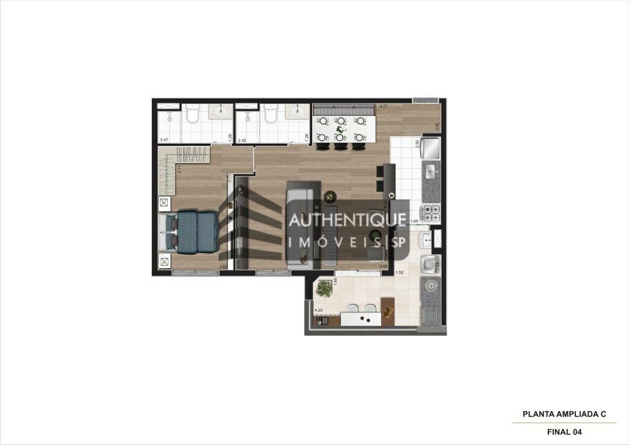 Apartamento à venda com 2 quartos, 72m² - Foto 33