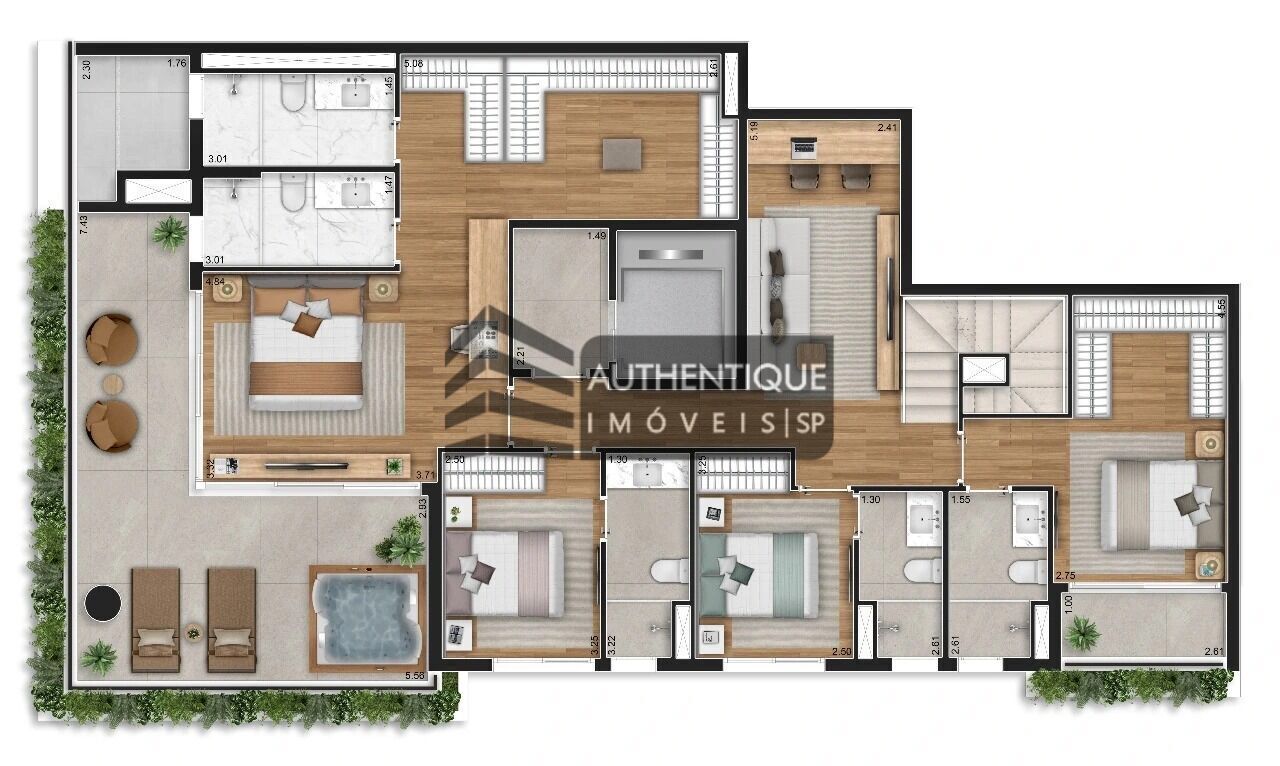 Cobertura à venda com 3 quartos, 244m² - Foto 24