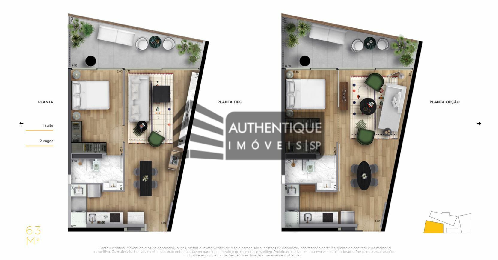 Apartamento à venda com 1 quarto, 61m² - Foto 45