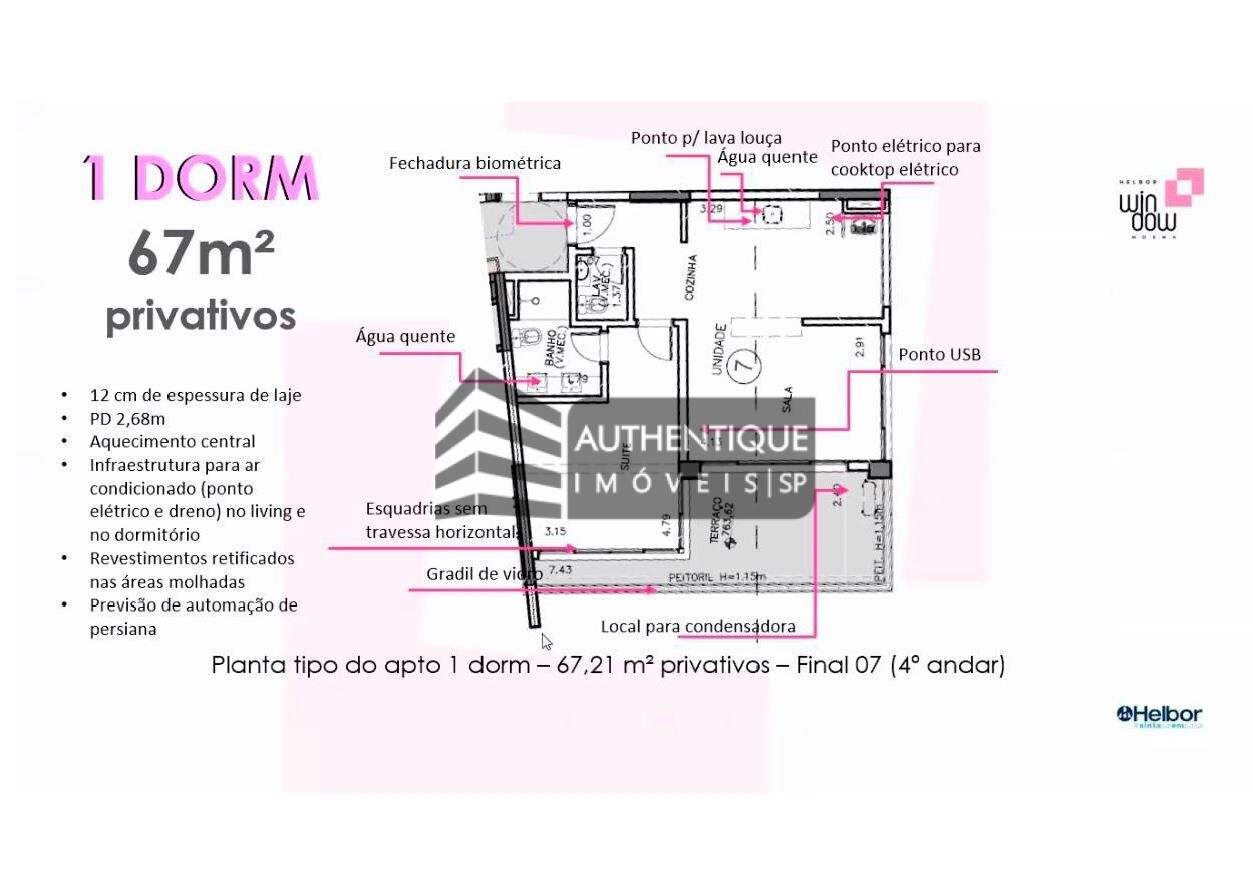 Apartamento à venda com 1 quarto, 62m² - Foto 15