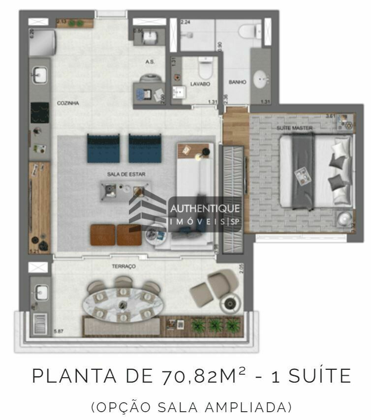 Apartamento à venda com 2 quartos, 75m² - Foto 18