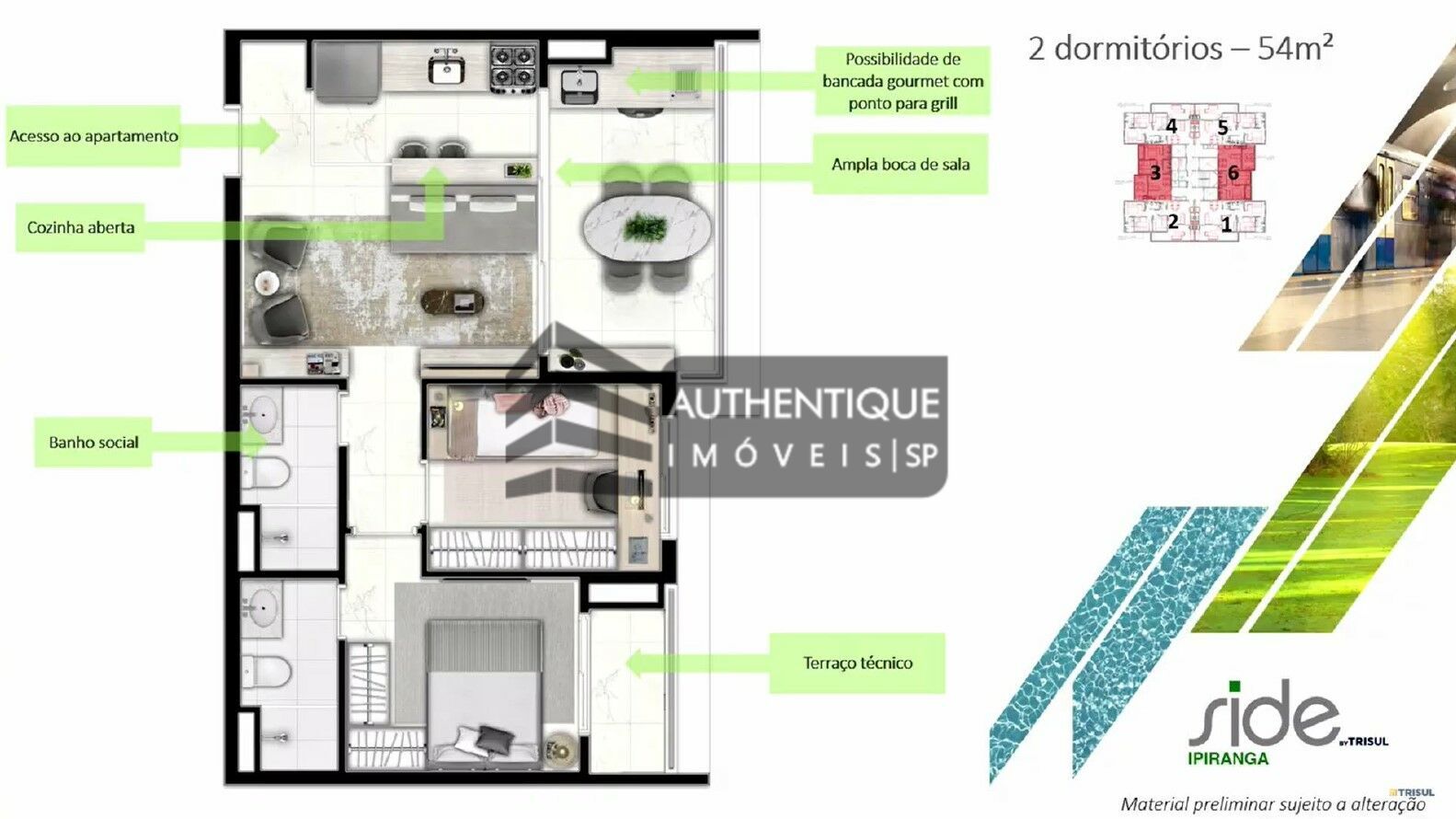 Apartamento à venda com 3 quartos, 72m² - Foto 33