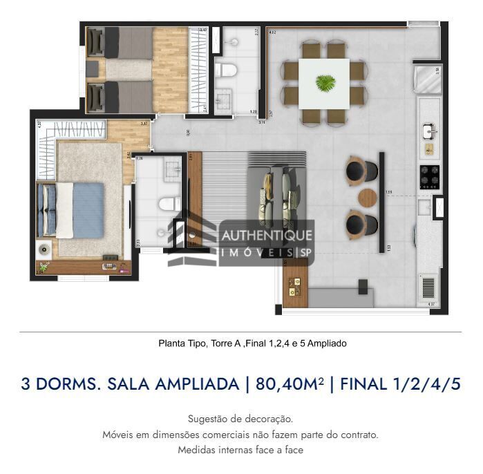 Apartamento à venda com 3 quartos, 87m² - Foto 7