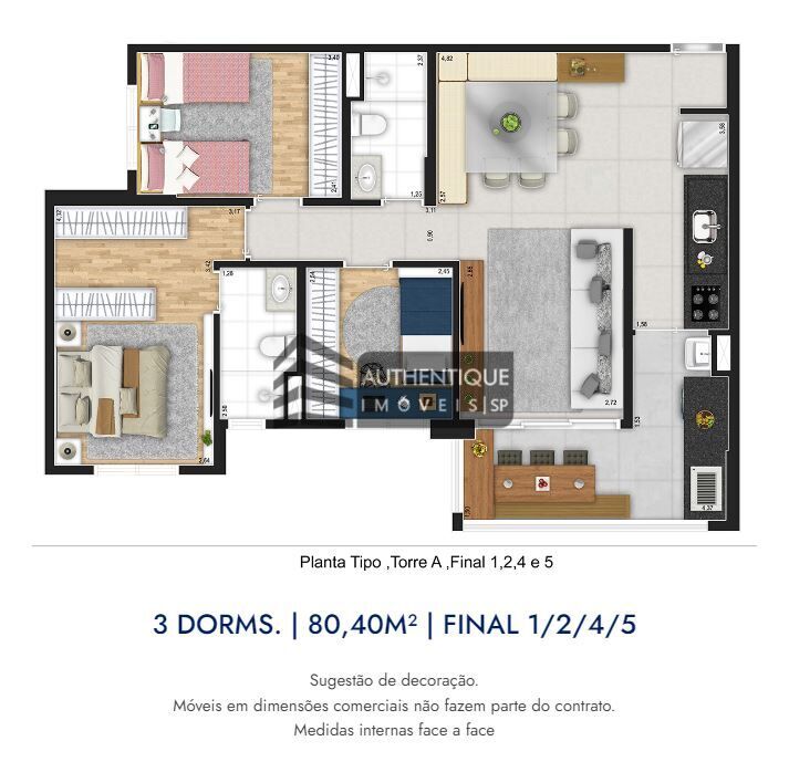 Apartamento à venda com 3 quartos, 87m² - Foto 13