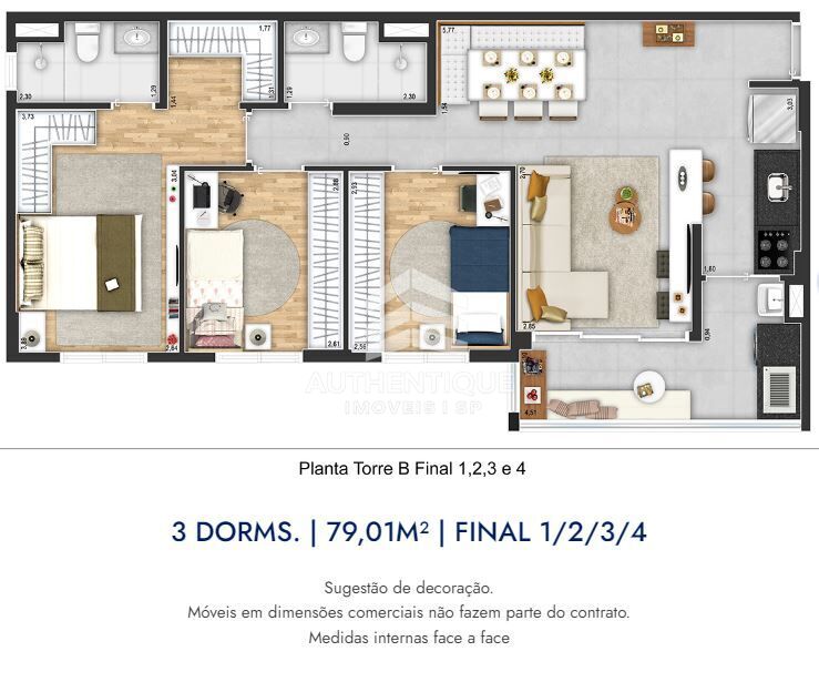 Apartamento, 3 quartos, 87 m² - Foto 12