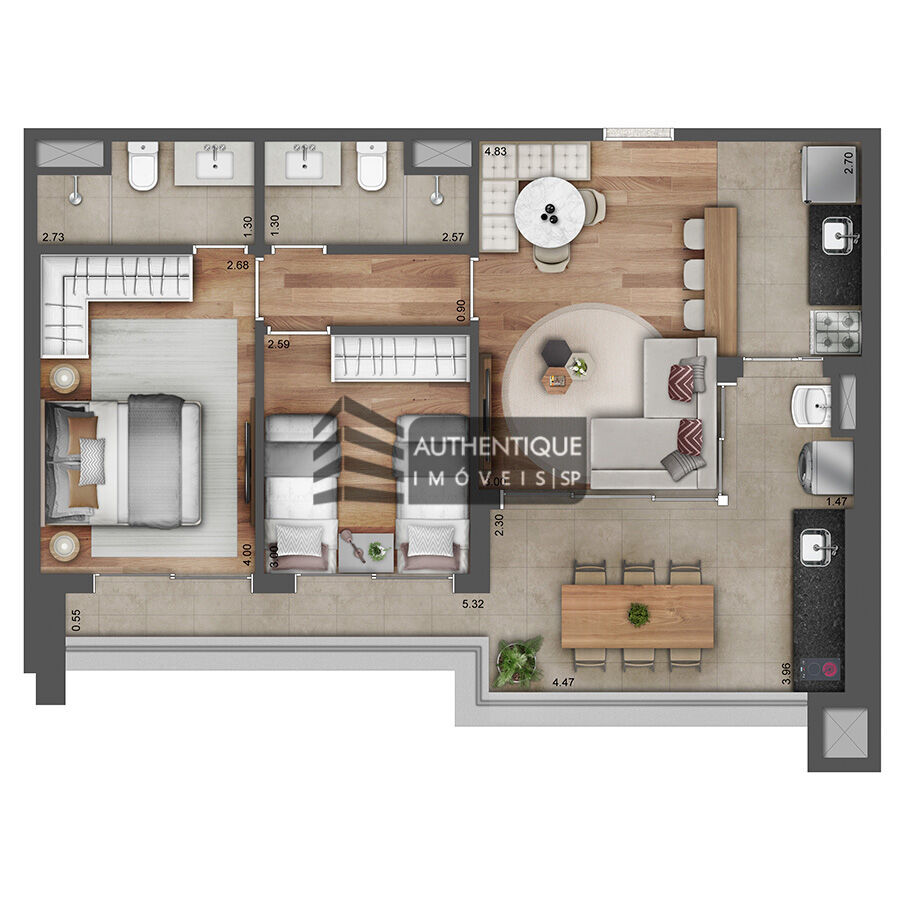 Apartamento à venda com 3 quartos, 115m² - Foto 52