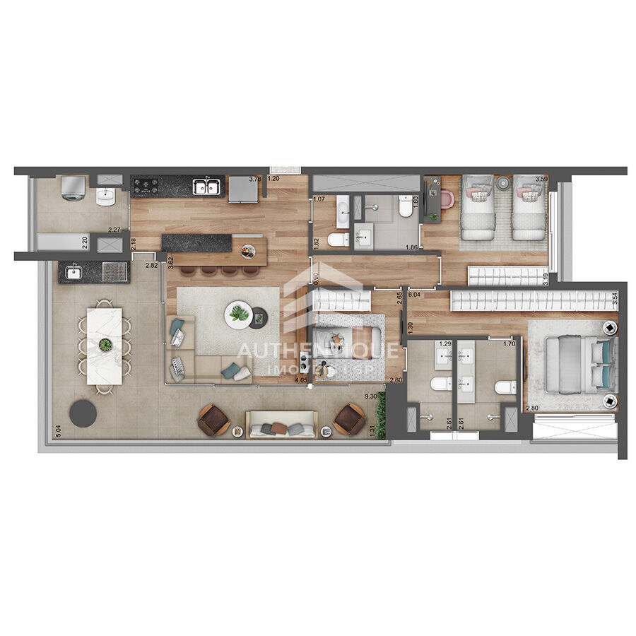 Apartamento, 3 quartos, 115 m² - Foto 24