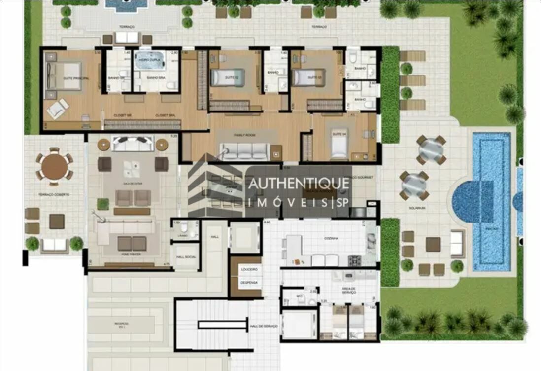 Apartamento à venda com 4 quartos, 310m² - Foto 12