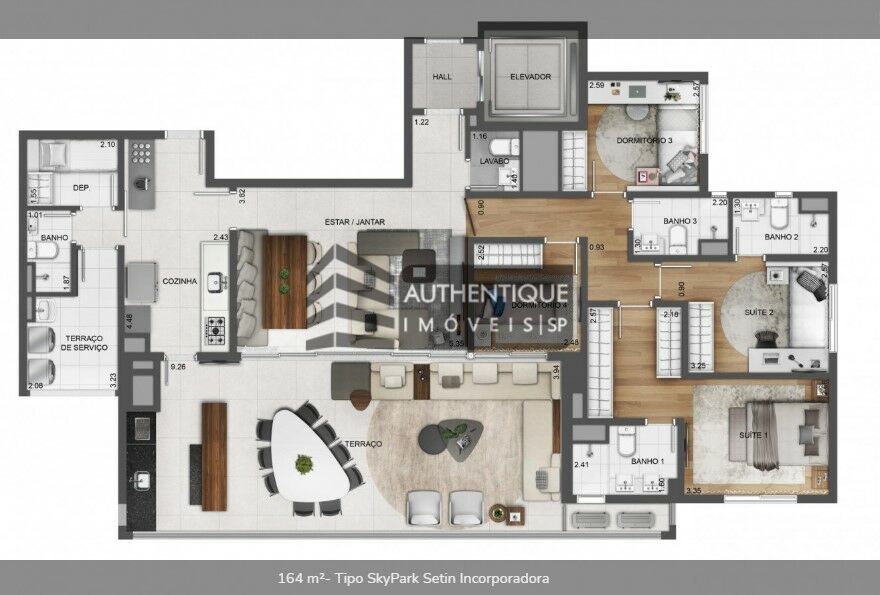 Apartamento à venda com 2 quartos, 123m² - Foto 28