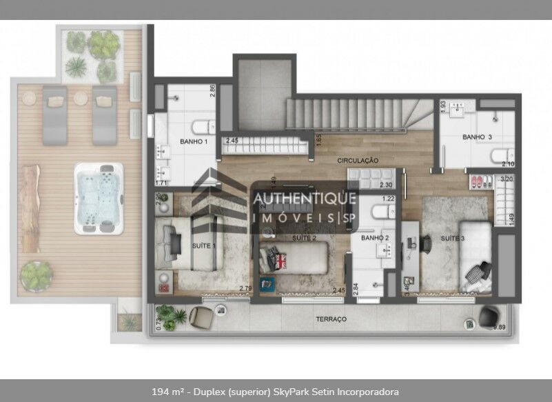 Apartamento à venda com 2 quartos, 123m² - Foto 23