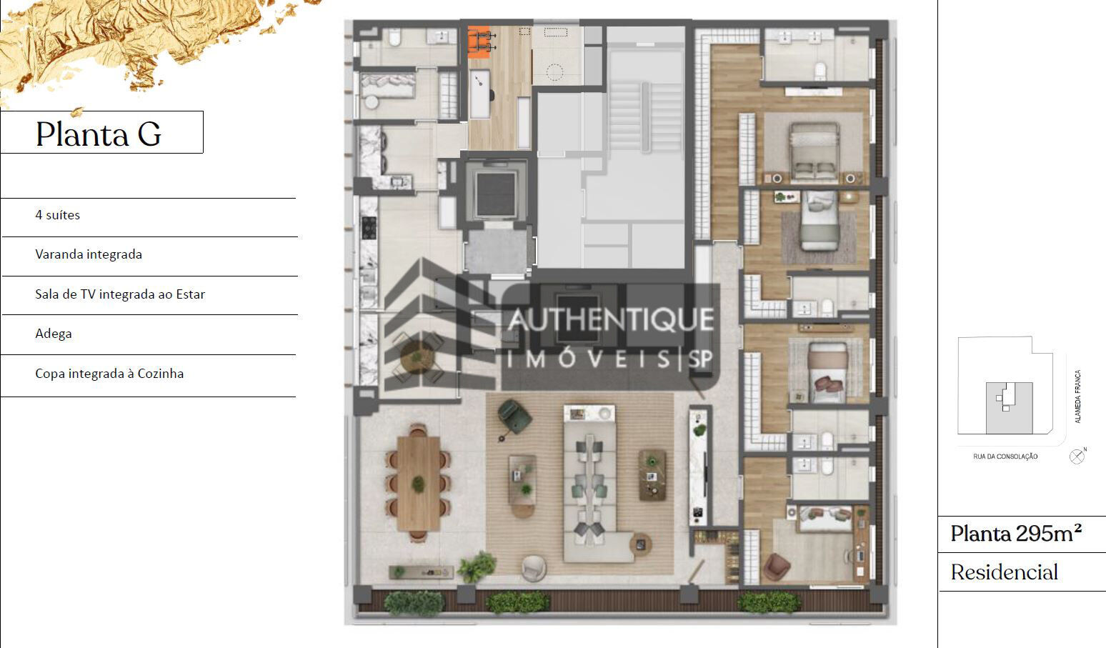 Apartamento à venda com 4 quartos, 295m² - Foto 21