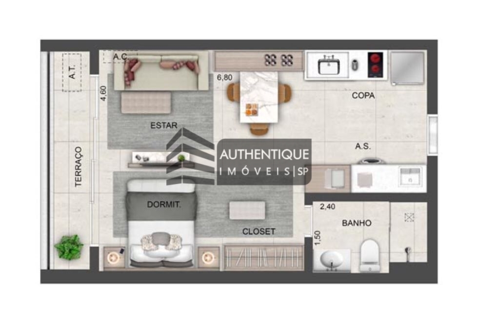 Apartamento à venda com 2 quartos, 80m² - Foto 9