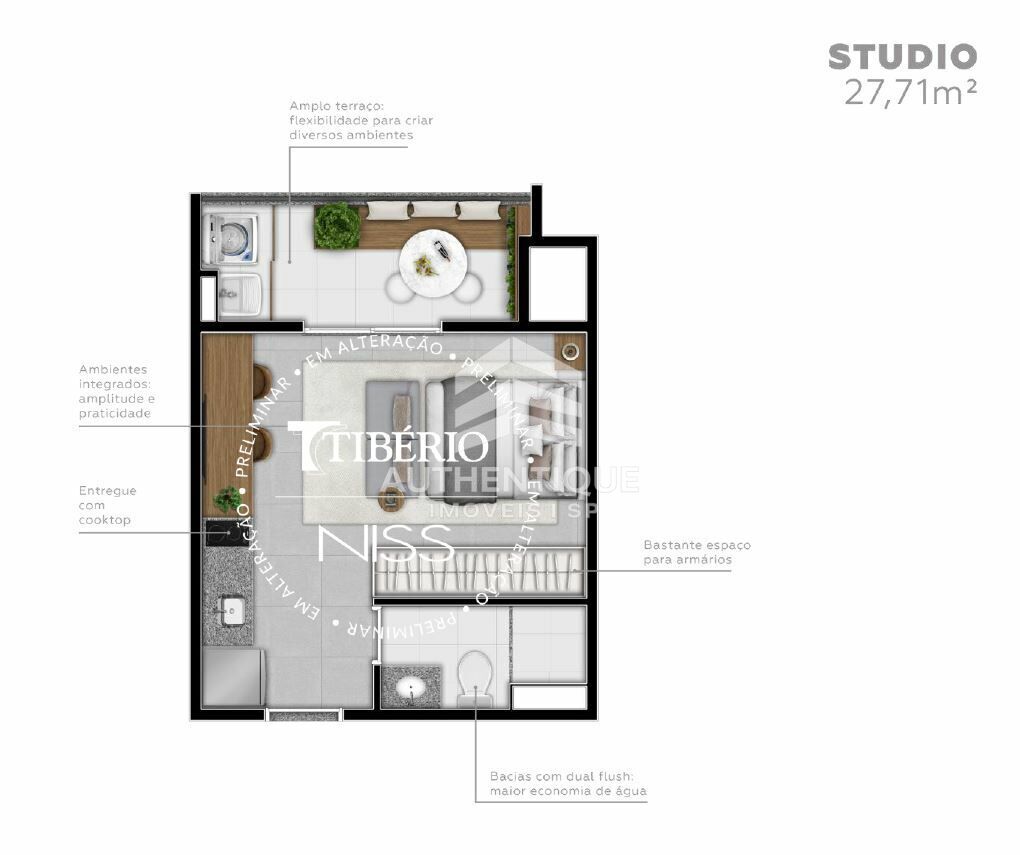 Apartamento, 1 quarto, 36 m² - Foto 20