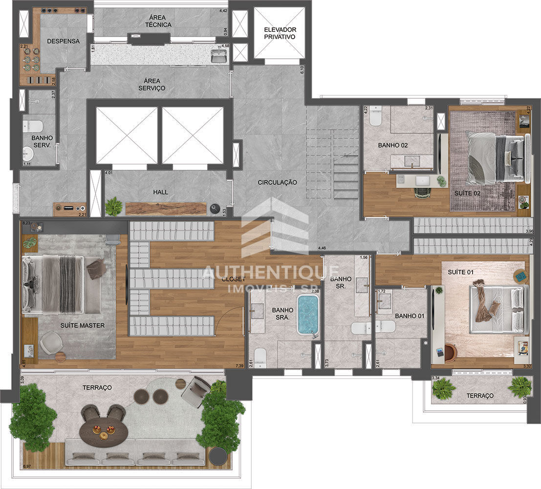 Apartamento, 4 quartos, 290 m² - Foto 45