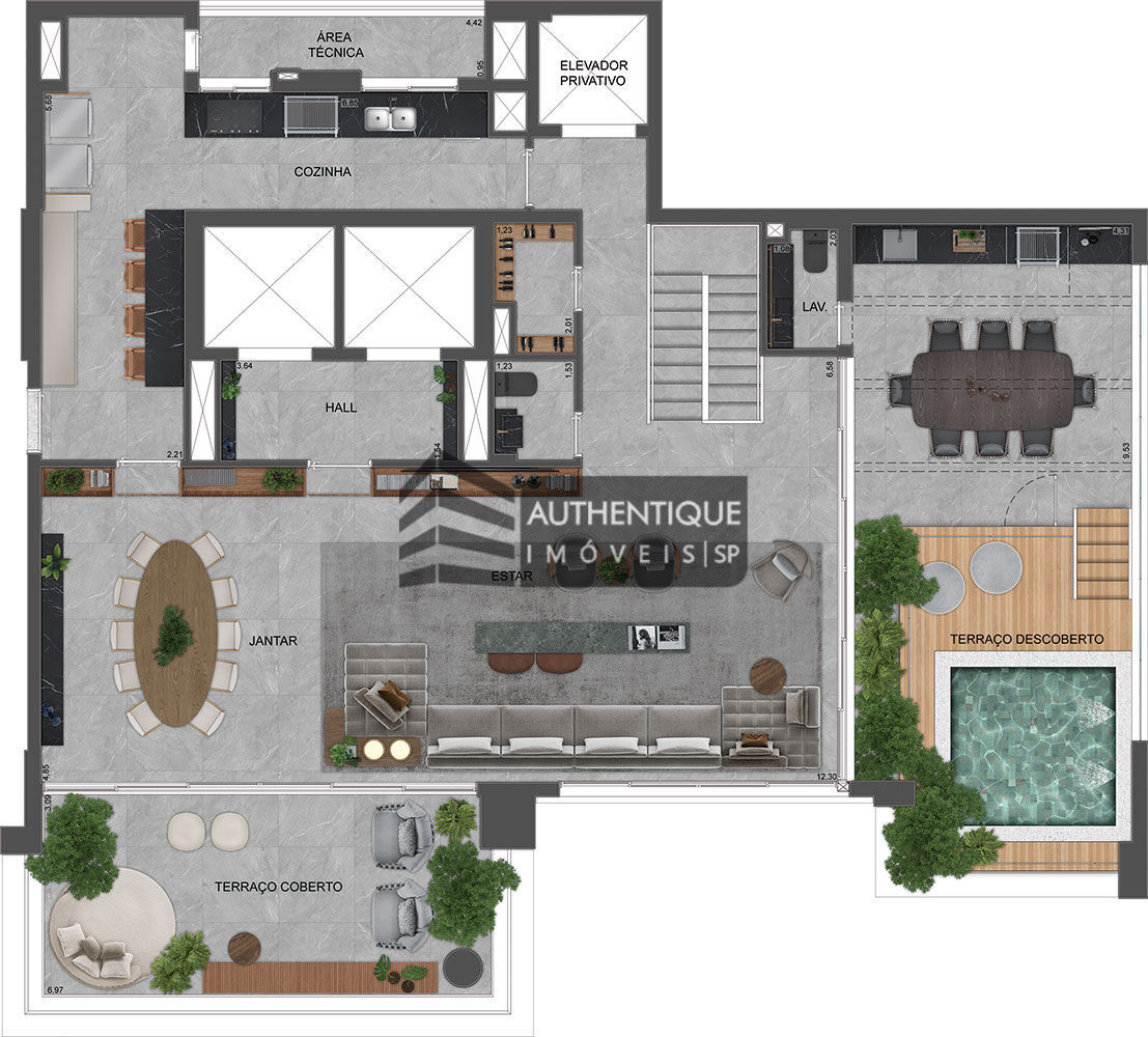 Apartamento, 4 quartos, 290 m² - Foto 46