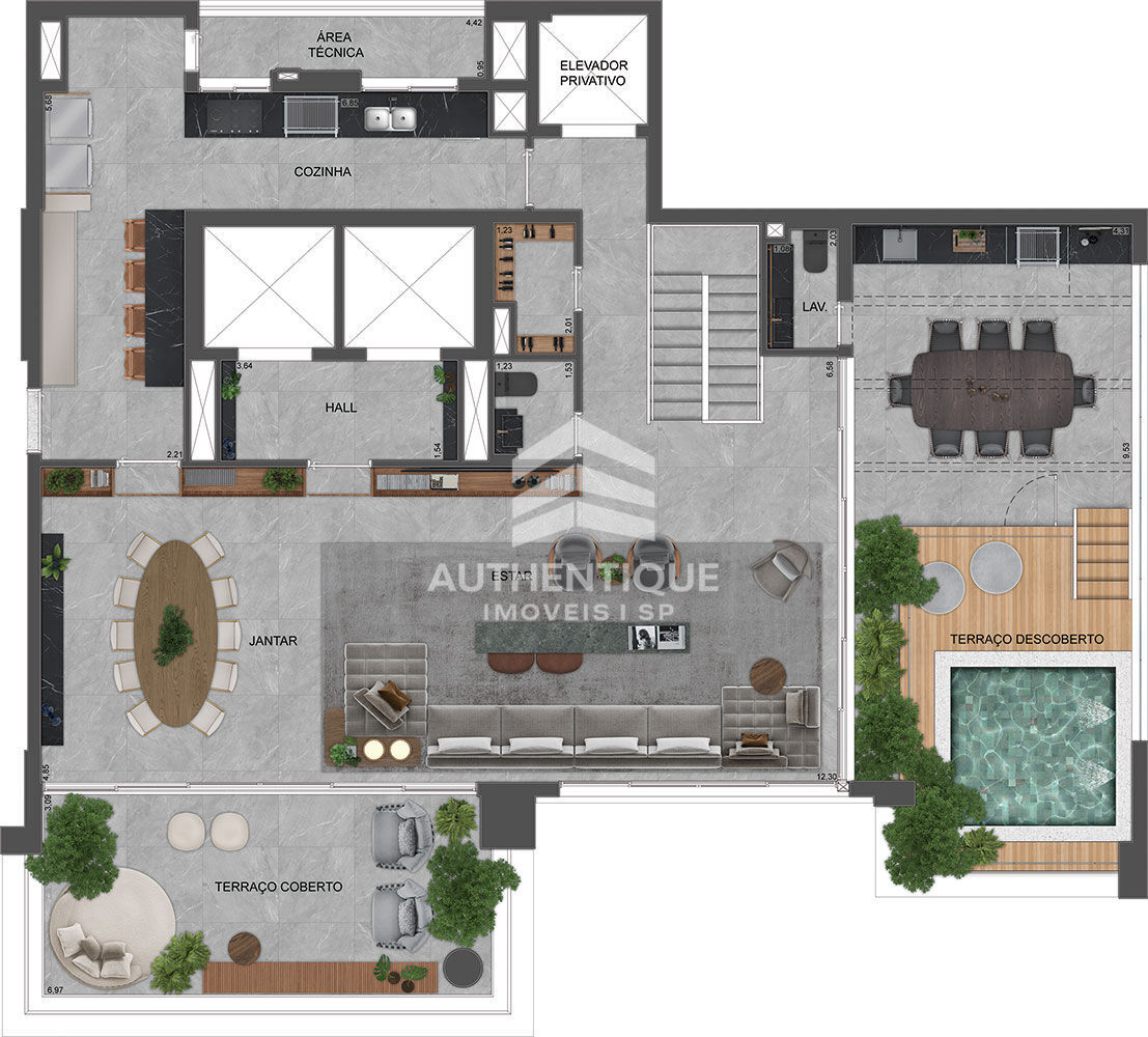 Apartamento, 4 quartos, 290 m² - Foto 46