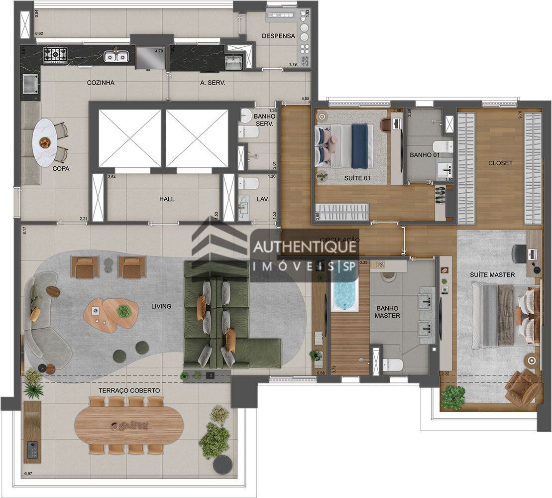 Apartamento, 4 quartos, 290 m² - Foto 41