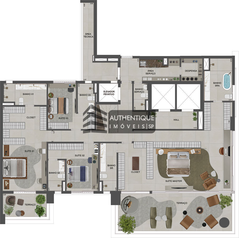 Apartamento, 4 quartos, 290 m² - Foto 47