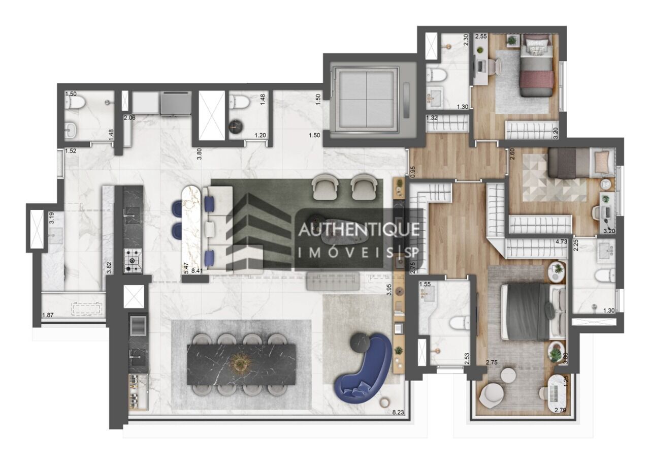 Apartamento à venda com 4 quartos, 159m² - Foto 47