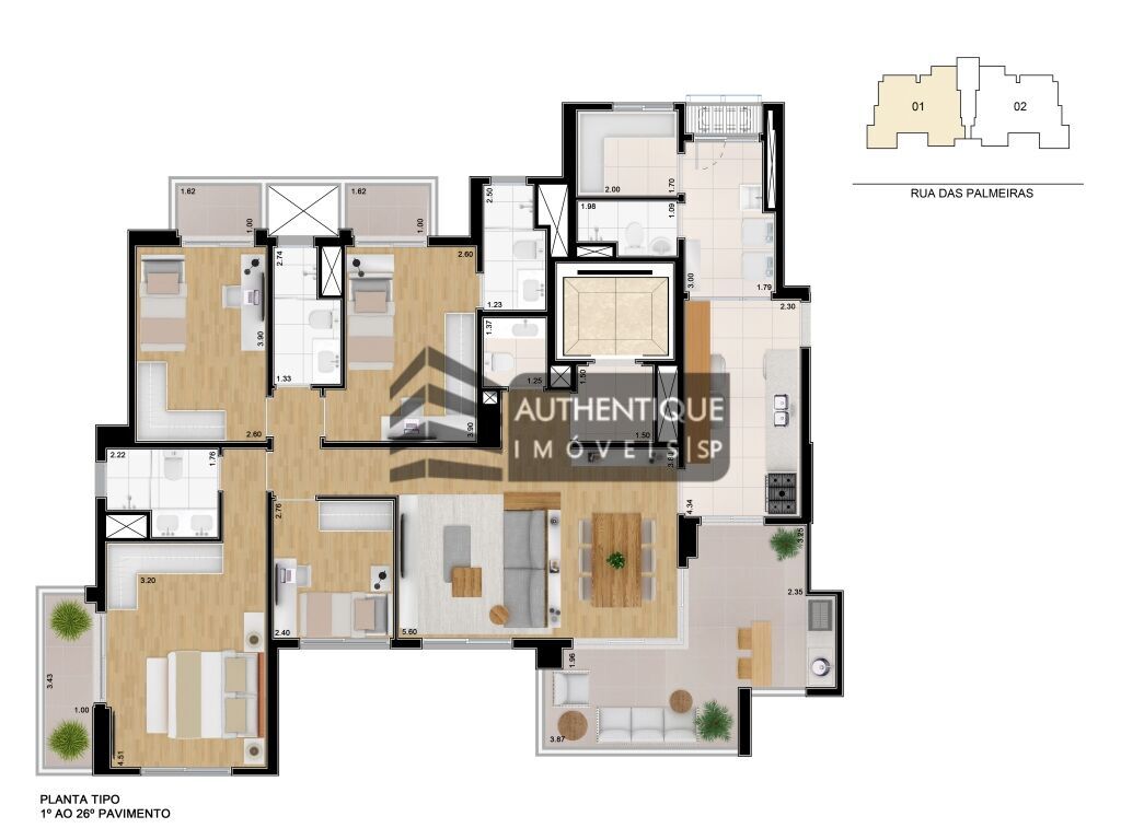 Apartamento à venda com 4 quartos, 153m² - Foto 17