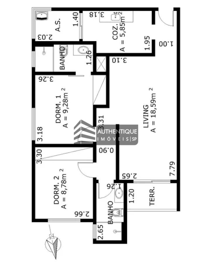 Apartamento à venda com 2 quartos, 70m² - Foto 18