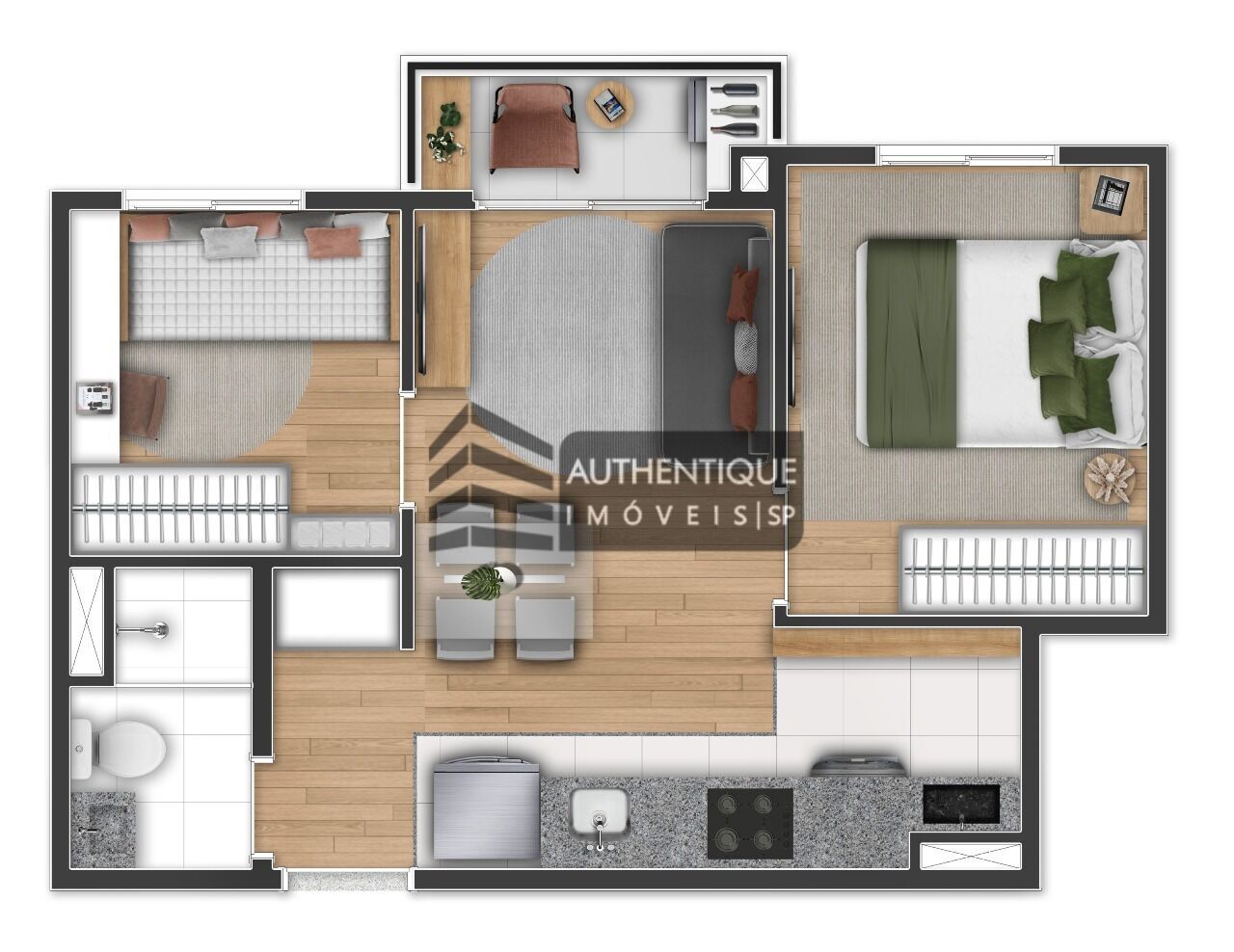 Apartamento à venda com 2 quartos, 46m² - Foto 30