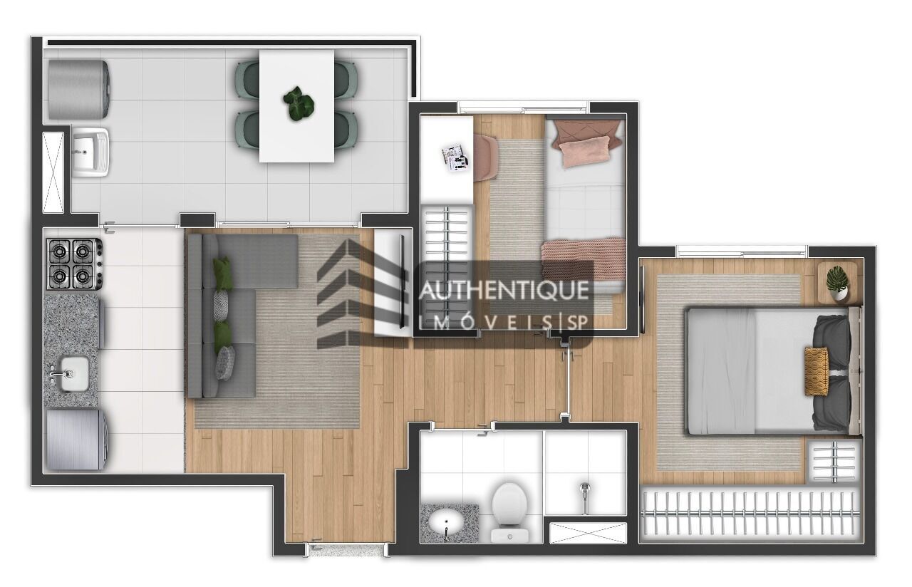 Apartamento à venda com 2 quartos, 46m² - Foto 31