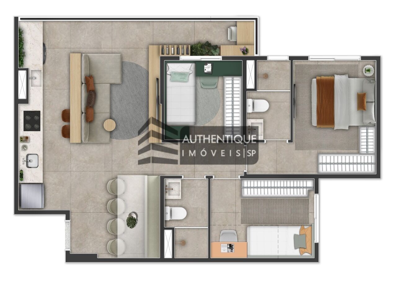 Apartamento à venda com 2 quartos, 46m² - Foto 34