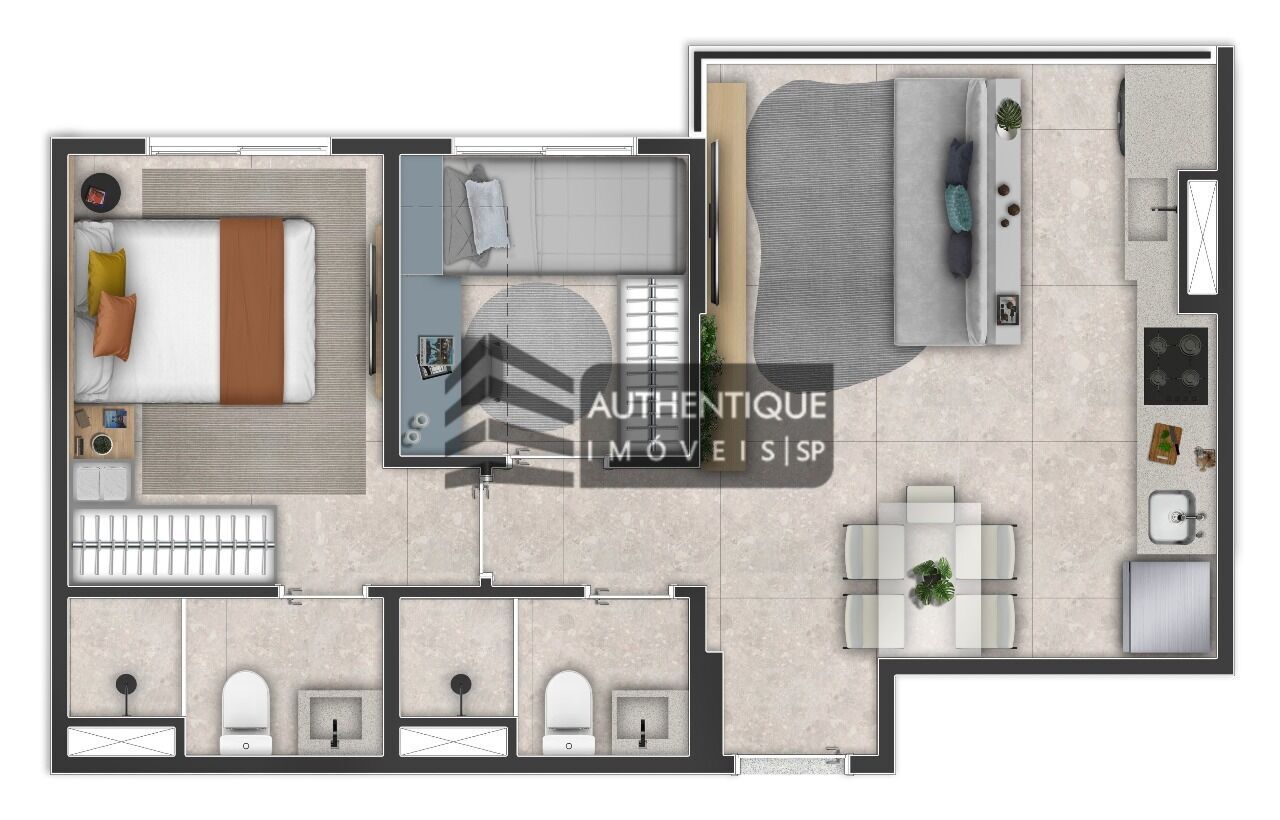 Apartamento à venda com 2 quartos, 46m² - Foto 32