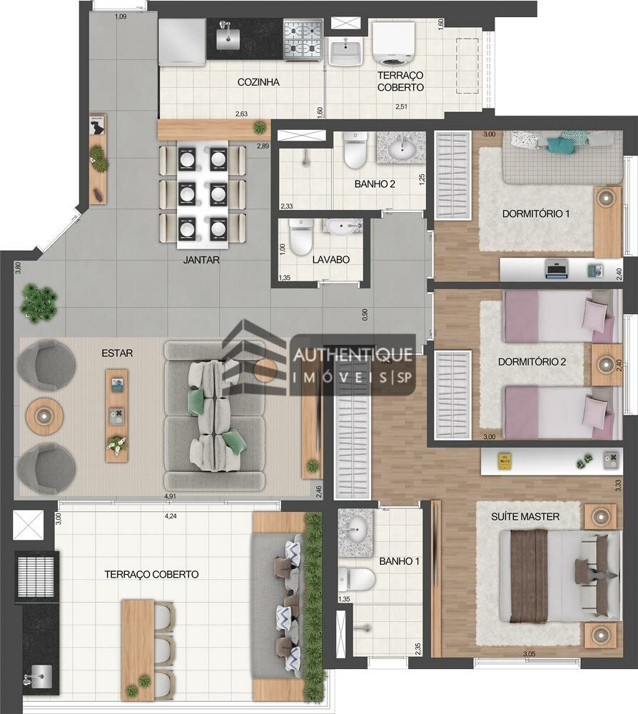 Apartamento à venda com 2 quartos, 81m² - Foto 37