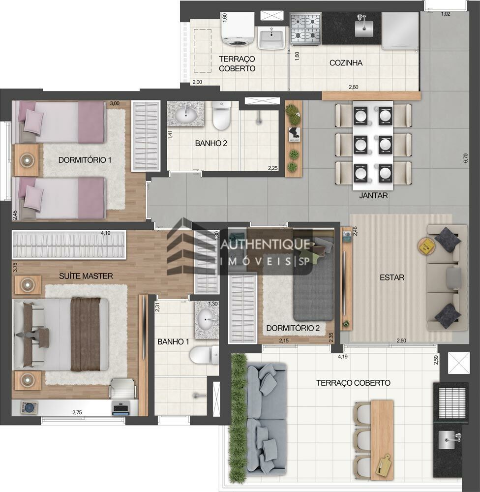 Apartamento à venda com 2 quartos, 81m² - Foto 39