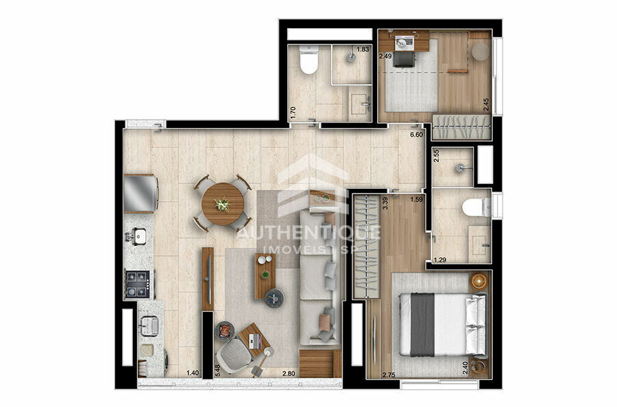 Apartamento, 2 quartos, 59 m² - Foto 31
