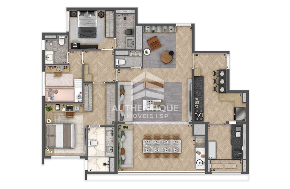 Apartamento, 4 quartos, 132 m² - Foto 20