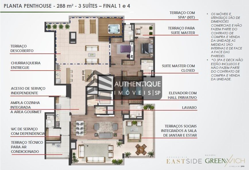 Cobertura à venda com 3 quartos, 288m² - Foto 55