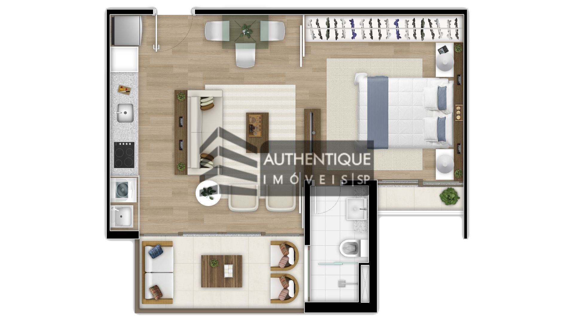 Apartamento à venda com 1 quarto, 42m² - Foto 17