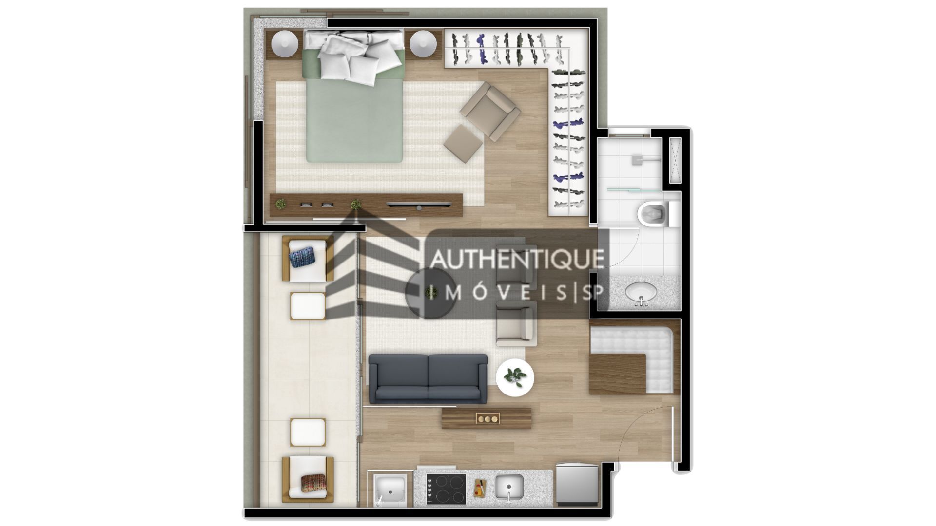 Apartamento à venda com 1 quarto, 42m² - Foto 16