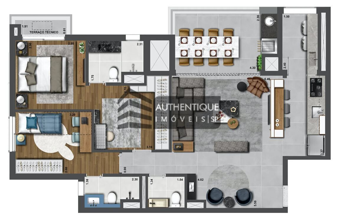 Apartamento à venda com 3 quartos, 98m² - Foto 16