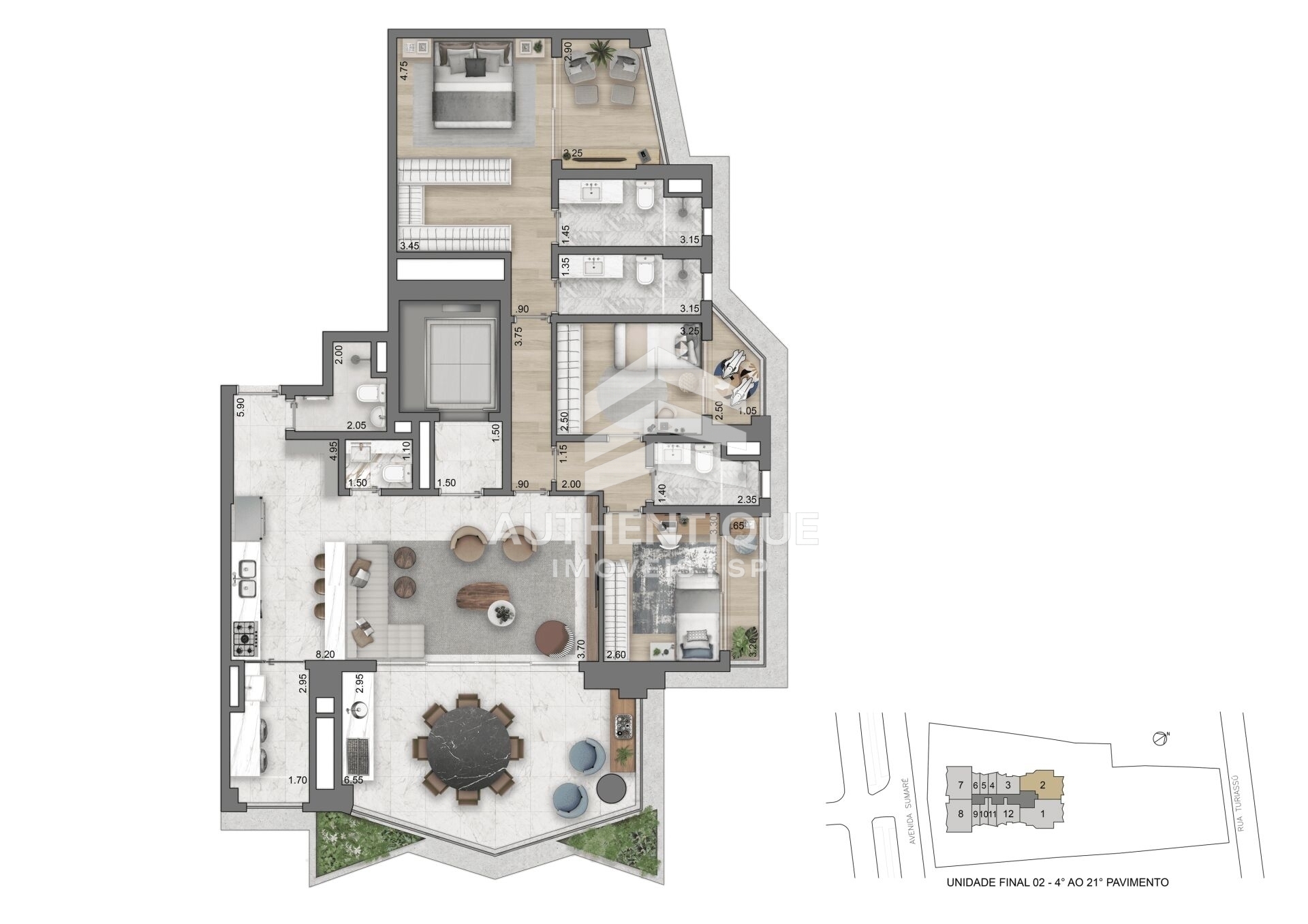 Apartamento, 1 quarto, 55 m² - Foto 22