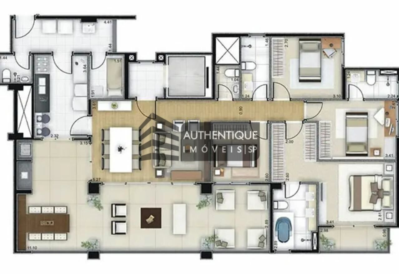 Apartamento à venda com 3 quartos, 159m² - Foto 19