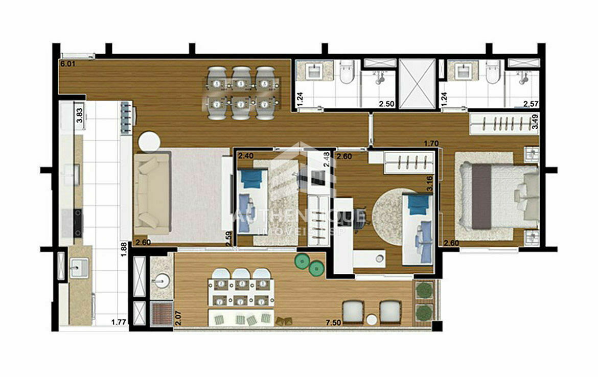 Apartamento, 2 quartos, 83 m² - Foto 34