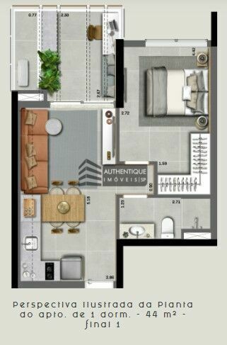 Apartamento à venda com 2 quartos, 67m² - Foto 11