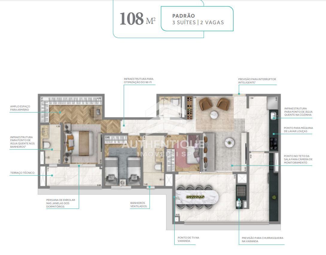 Apartamento, 2 quartos, 92 m² - Foto 20