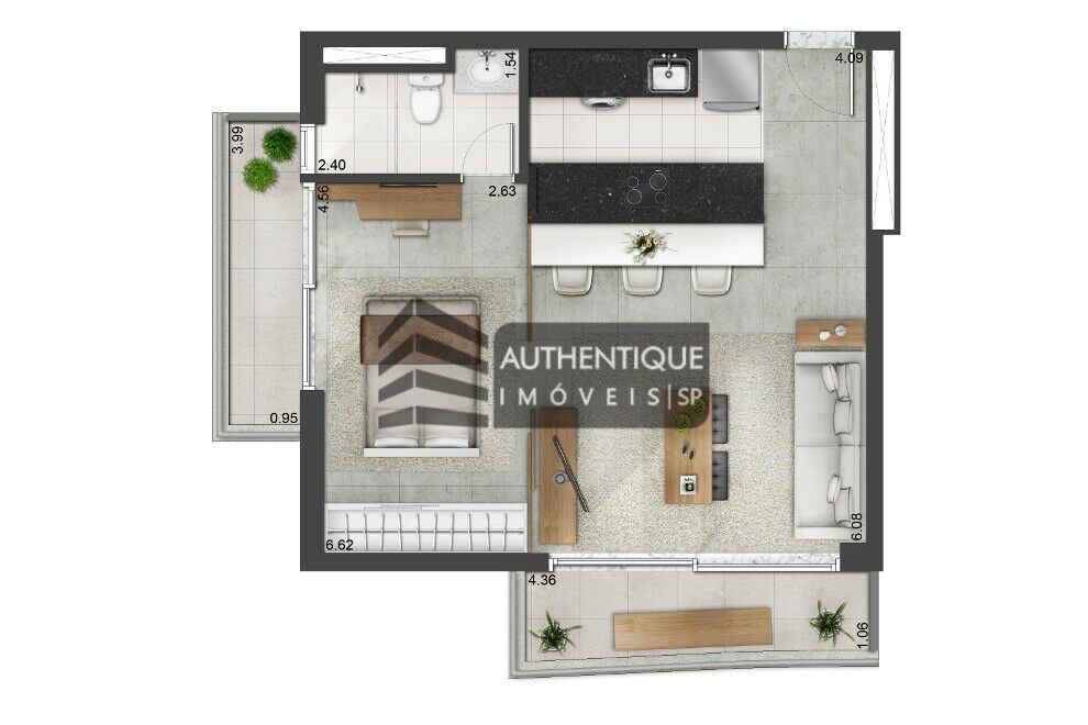 Apartamento à venda com 1 quarto, 50m² - Foto 23