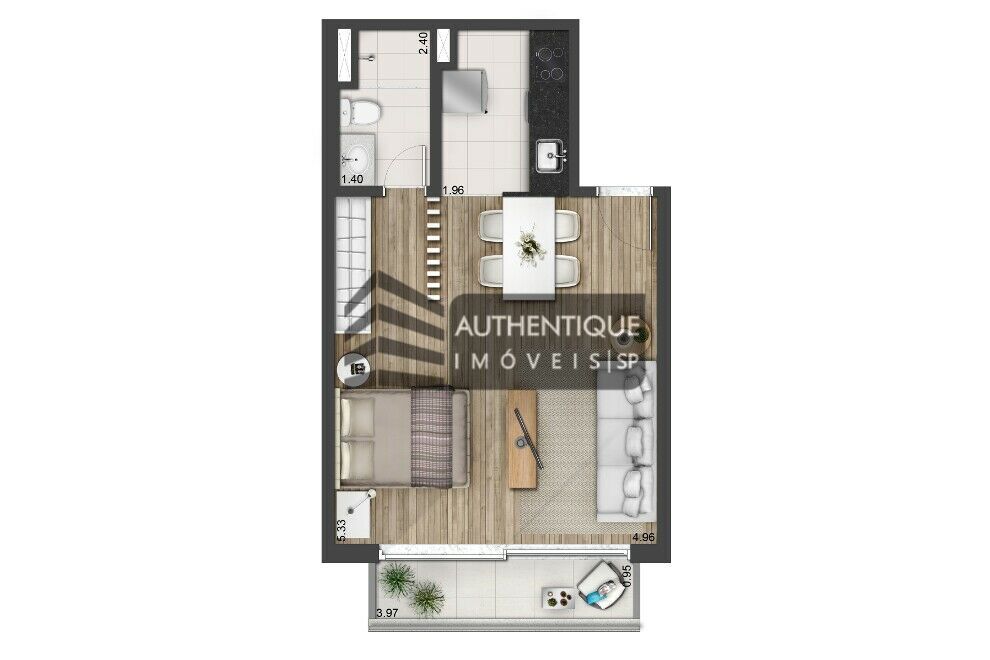 Apartamento à venda com 1 quarto, 50m² - Foto 20