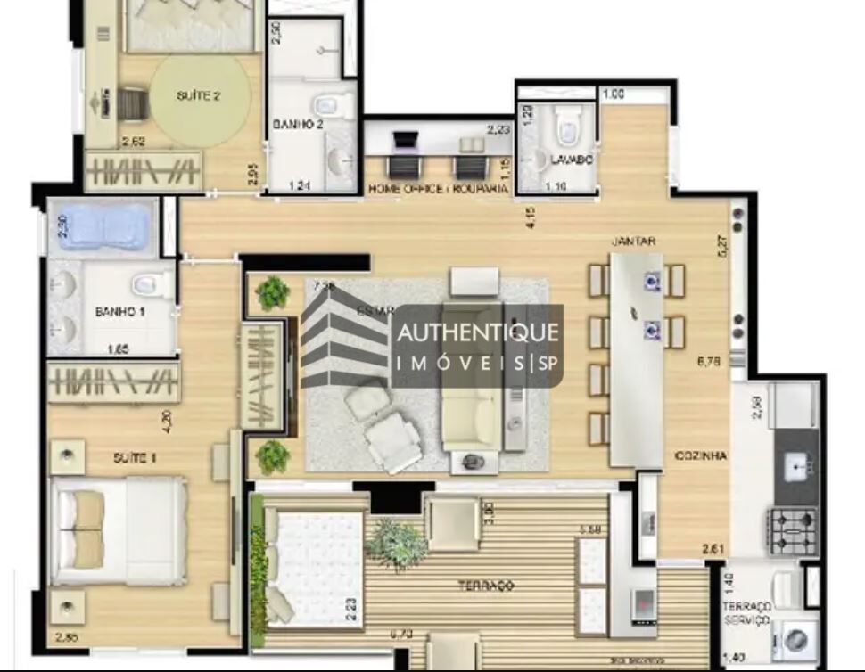 Apartamento à venda com 2 quartos, 72m² - Foto 45