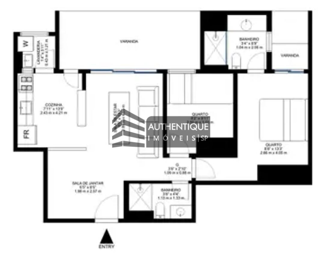 Apartamento à venda com 2 quartos, 72m² - Foto 39