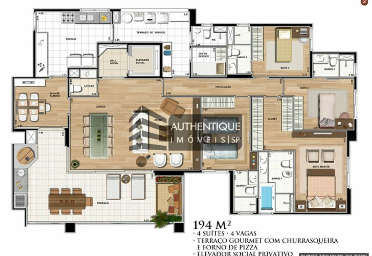 Apartamento à venda com 3 quartos, 161m² - Foto 51