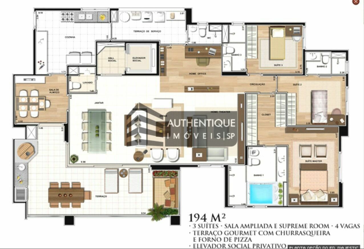 Apartamento à venda com 3 quartos, 161m² - Foto 52