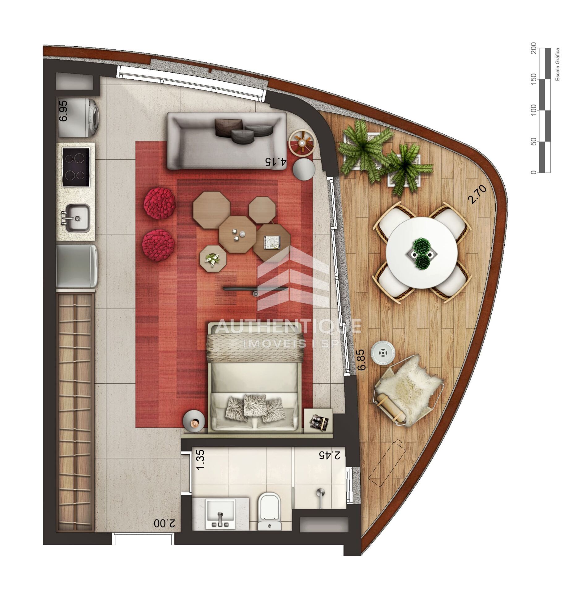 Apartamento, 1 quarto, 94 m² - Foto 12
