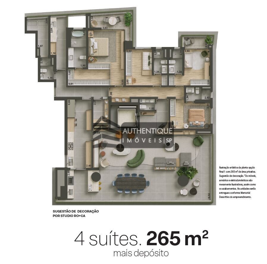 Apartamento à venda com 4 quartos, 220m² - Foto 21